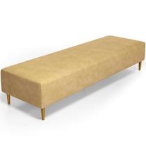 Puff Decorativo Sala De Estar Bali W01 Pés Palito 170x60cm material sintético Fendi - Lyam Decor