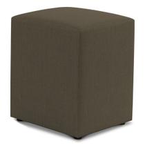 Puff Decorativo Sala de Estar Quadrado 36x47cm Linho Cacau - Abmaza Puff Decorativo Sala de Estar Quadrado 36x47cm Linho Cacau - Abmaza