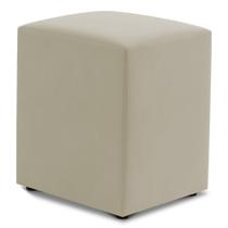 Puff Decorativo Sala de Estar Quadrado 36x47cm Suede Bege - Abmaza