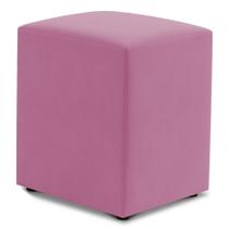Puff Decorativo Sala De Estar Quadrado 36x47cm Suede Rosa - Abmaza Puff Decorativo Sala De Estar Quadrado 36x47cm Suede Rosa - Abmaza