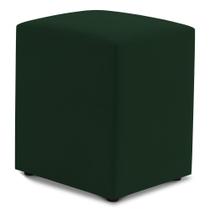 Puff Decorativo Sala de Estar Quadrado 36x47cm Veludo Verde - Desk Design Puff Decorativo Sala de Estar Quadrado 36x47cm Veludo Verde - Desk Design