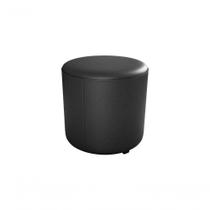 Puff Decorativo Sala Descando Copenhage Premium Sintetico Preto Matrix