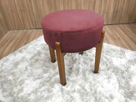Puff Decorativo Vinho 323 Mona