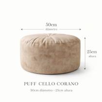 Puff Descanso para os pés Cello Corano Impermeavel Puff Descanso para os pés Cello Corano Impermeavel