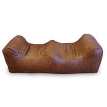 Puff Divan em material sintético Café -