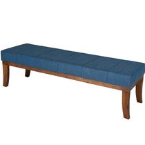 Puff em Linho 100x40cm Requadro Lucia
