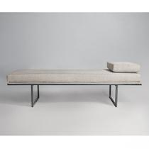 Puff em Linho 140cm Galli Bege Puff em Linho 140cm Galli Bege