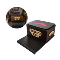 Puff em MDF Assento Infantil Corte de Cabelo Criança Cabeleireiro