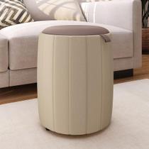 Puff Esther Decoração Banqueta Macio Quarto Sala Cores