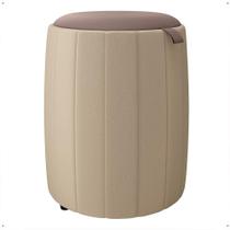 Puff Esther Decorativo 45x35cm Estofado Suede ou material sintético