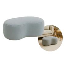 Puff Feijão Sala Moderna Bouclé Luxo Confortável Estiloso e Sofisticado para Decoração Puff Feijão Sala Moderna Bouclé Luxo Confortável Estiloso e Sofisticado para Decoração