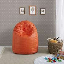 Puff Fofão 115cmx77cmx65cm material sintético Yescasa Laranja Puff Fofão 115cmx77cmx65cm material sintético Yescasa Laranja