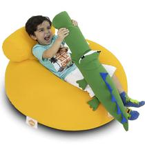 Puff G-Pouf mini cor amarela - versátil, sensorial e macio