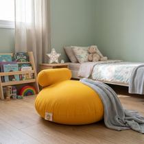 Puff G-Pouf mini cor amarela - versátil, sensorial e macio Puff G-Pouf mini cor amarela - versátil, sensorial e macio