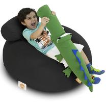 Puff G-Pouf Mini Cor Preto - Tecido externo poliamida Puff G-Pouf Mini Cor Preto - Tecido externo poliamida