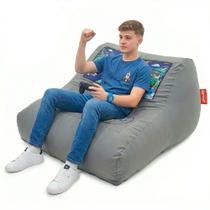 Puff GamePad Sensorial e Ergonômico Enchimento Pérolas 3mm Pufe Macio
