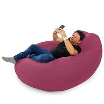 Puff Gamer Flex Cor Vinho - Tecido interno 100% Poliéster