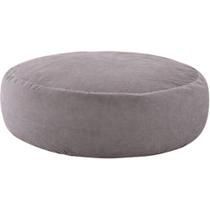 Puff Gigante Almofadão Hiper Soft 140x40cm Home&Cia Cinza