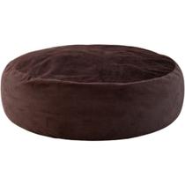 Puff Gigante Almofadão Hiper Soft 140x40cm Home&Cia Marrom