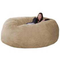 Puff Gigante Redondo Suede 200x80cm Capa de Pufe Sem Enchimento Puff Gigante Redondo Suede 200x80cm Capa de Pufe Sem Enchimento