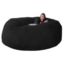 Puff Gigante Redondo Suede 200x80cm Capa de Pufe Sem Enchimento Puff Gigante Redondo Suede 200x80cm Capa de Pufe Sem Enchimento