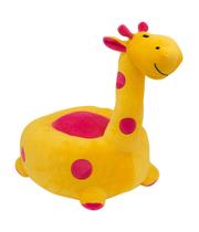 Puff Girafa Amarelo 48cm - Pelúcia - Foffy