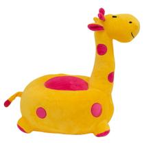 Puff Girafa Amarelo 48cm - Pelúcia