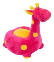 Puff Girafa Pink 48cm - Pelúcia Puff Girafa Pink 48cm - Pelúcia