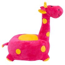 Puff Girafa Pink 48cm - Pelúcia