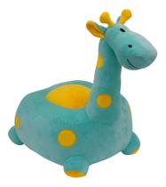 Puff Girafa Verde 48cm - Pelúcia