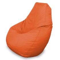 Puff Gota em material sintético Laranja