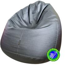 Puff Gota (VAZIO) PUFOLANDIA Luxo Metalizado Sala Quarto Escritórios Empresas Escolas Eventos Feiras Gamer Grande