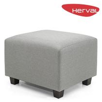 Puff Herval MH4203, Retangular, Cinza Puff Herval MH4203, Retangular, Cinza