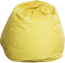 Puff Infantil Cheio Em Napa Angus - 80 X 60 Cm Amarelo