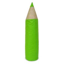 Puff Infantil Lápis em material sintético Verde Limão