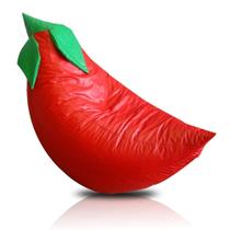 Puff Infantil Pimenta II material sintético Vermelho