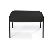 Puff Ipê Aço Carbono Preto