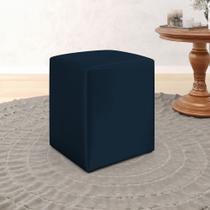 Puff Izar / N-025 Veludo Azul Marinho