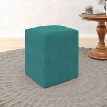 Puff Izar / Sued Azul Turquesa