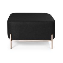 Puff Jequitiba Aço Carbono Dourado Puff Jequitiba Aço Carbono Dourado