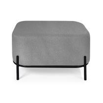 Puff Jequitiba Aço Carbono Preto Puff Jequitiba Aço Carbono Preto