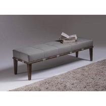 Puff Livia 140cm Pés Imbuia Sofáni