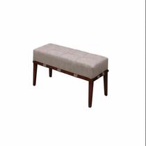 Puff Livia 140cm Pés Imbuia Puff Livia 140cm Pés Imbuia