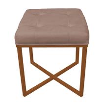 Puff Londres com Suporte Bronze