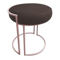 Puff Love Suede Base Rose Drossi Marrom