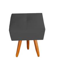 Puff malu sued grafite - dclasse decor