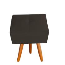 Puff malu sued marrom - dclasse decor