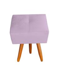 Puff malu sued rosa bebe- dclasse decor