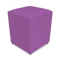 Puff Material Sintético Roxo Puff Material Sintético Roxo