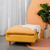 Puff Modular com Pé Madeira Sôma CabeCasa MadeiraOriginals